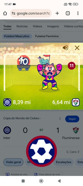 62 - Inter de Milão x Fluminense - Partidas 7-8 - Mini Cup Google Copa do Mundo de Clubes