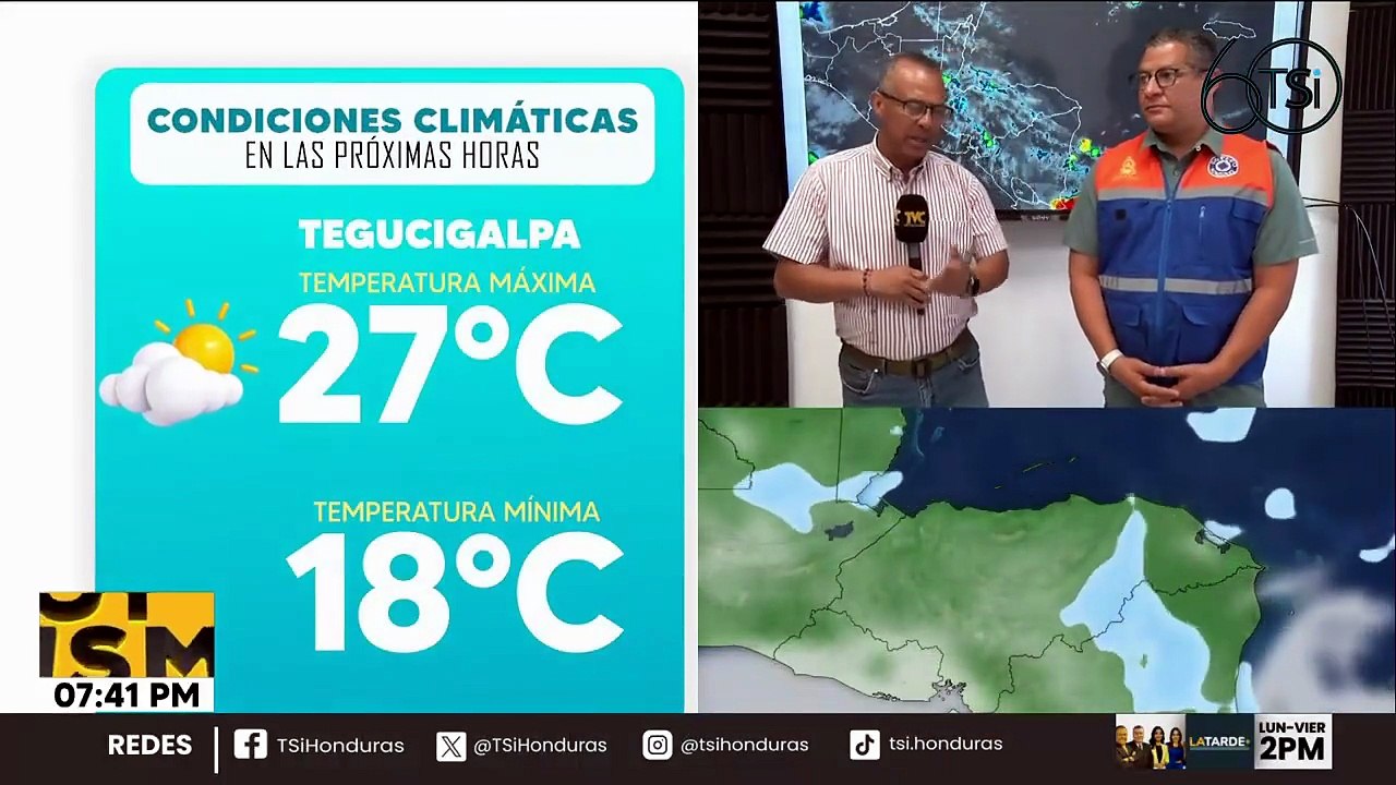 Pronóstico del tiempo: Humedad del Caribe provocará lluvias débiles