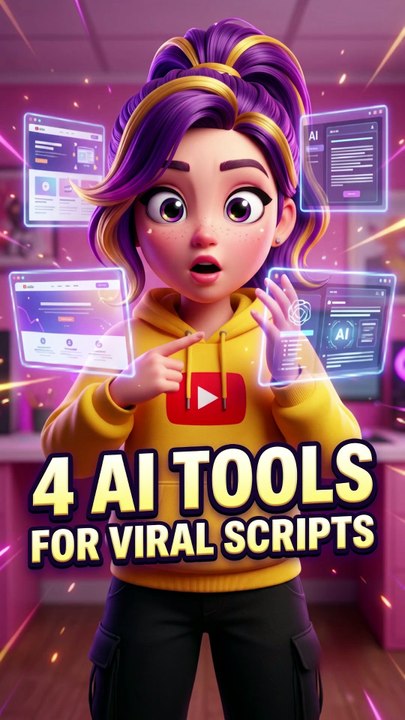 Write Video Scripts in Seconds with These 4 AI Tools! 🚀 #Shorts