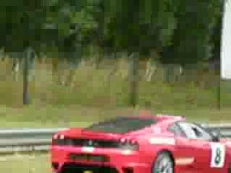 Lamborghini ferrari porsche sur circuit