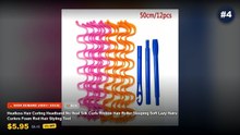 Ultimate Guide to the Best Heatless Curling Rods For Overnight Curls - Heatless Curling Rod Headband No Heat Silk Ribbon...