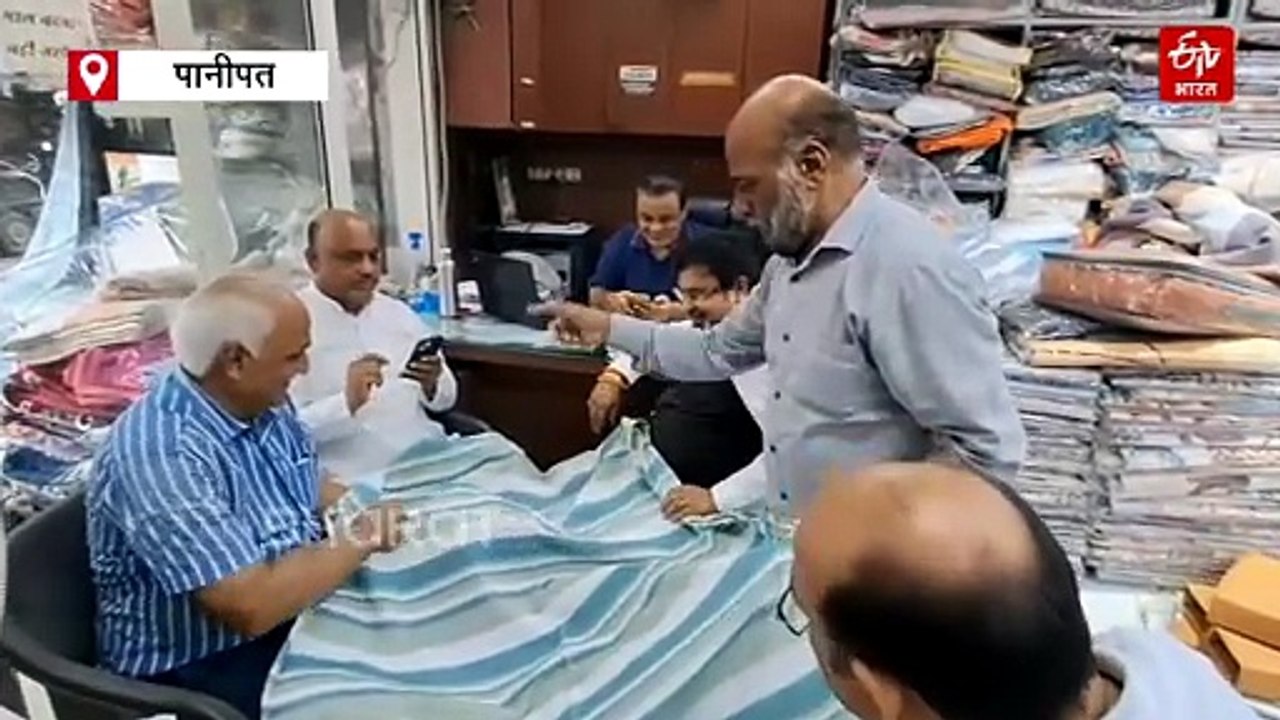 पानीपत की हैंडलूम मार्केट पर दिखा पीएम की अपील का असर, व्यपारियों ने दी 50 प्रतिशत की छूट