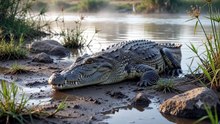 Crocodile : The ancient river predator with incredible power and patience