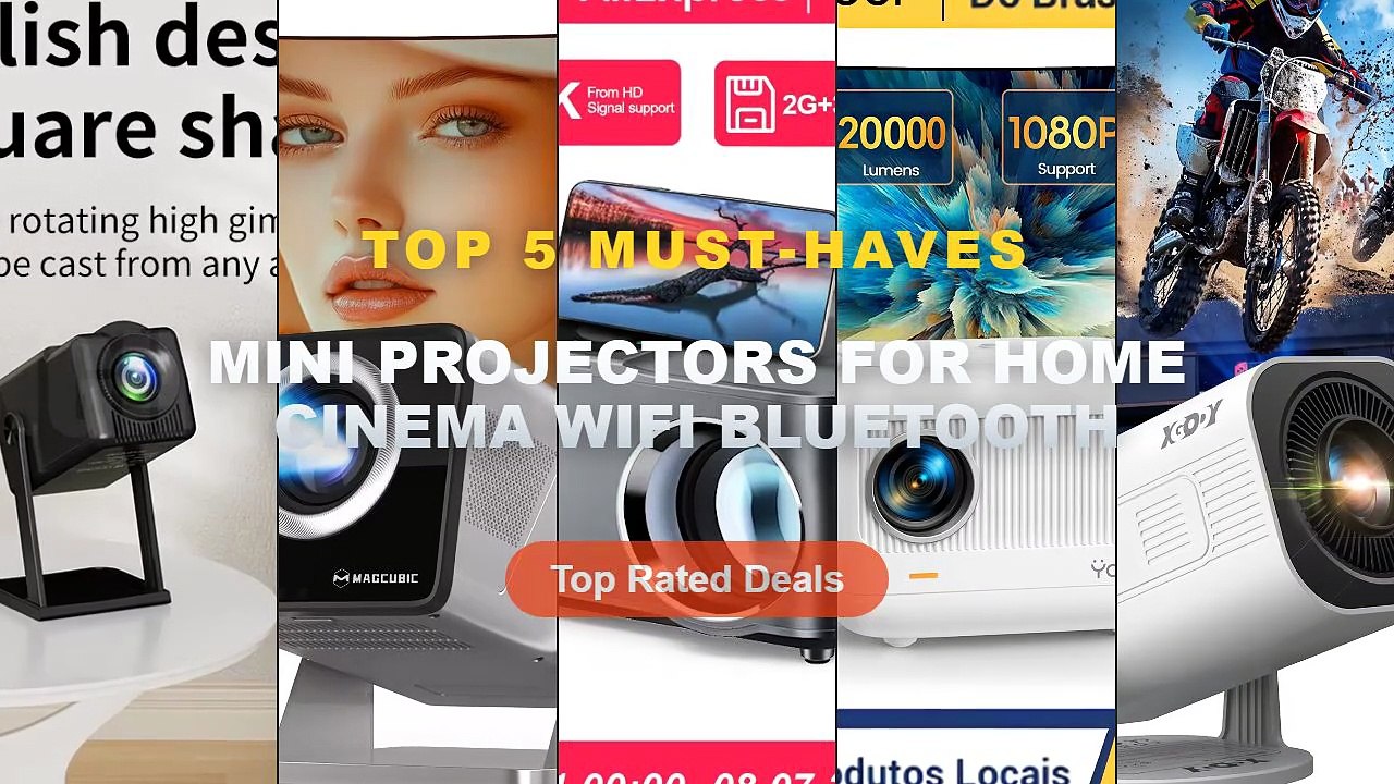 Don't Buy Mini Projectors For Home Cinema WiFi Bluetooth Before Watching This! - Xgody Gimbal 3 Pro Projector 4K Wifi6 A...