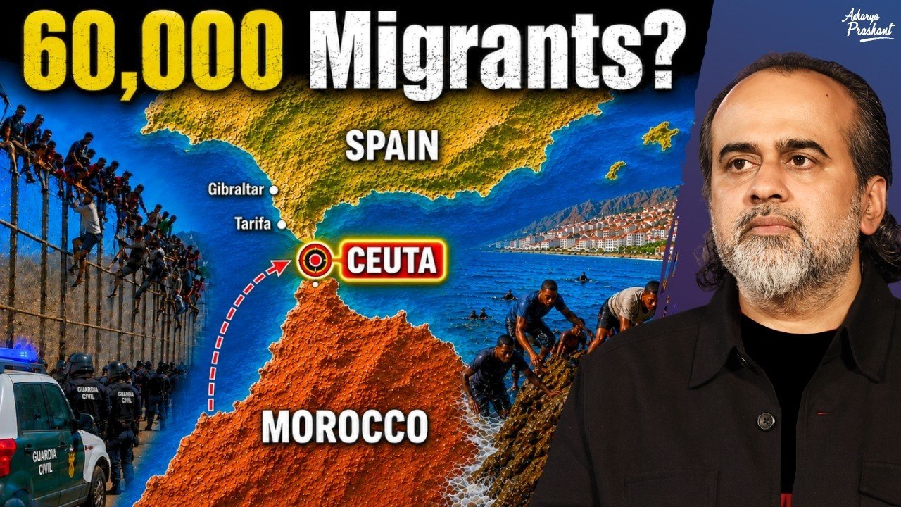 International Migration Crisis: 60,000 Crossed — Survival or Something Else? || Acharya Prashant