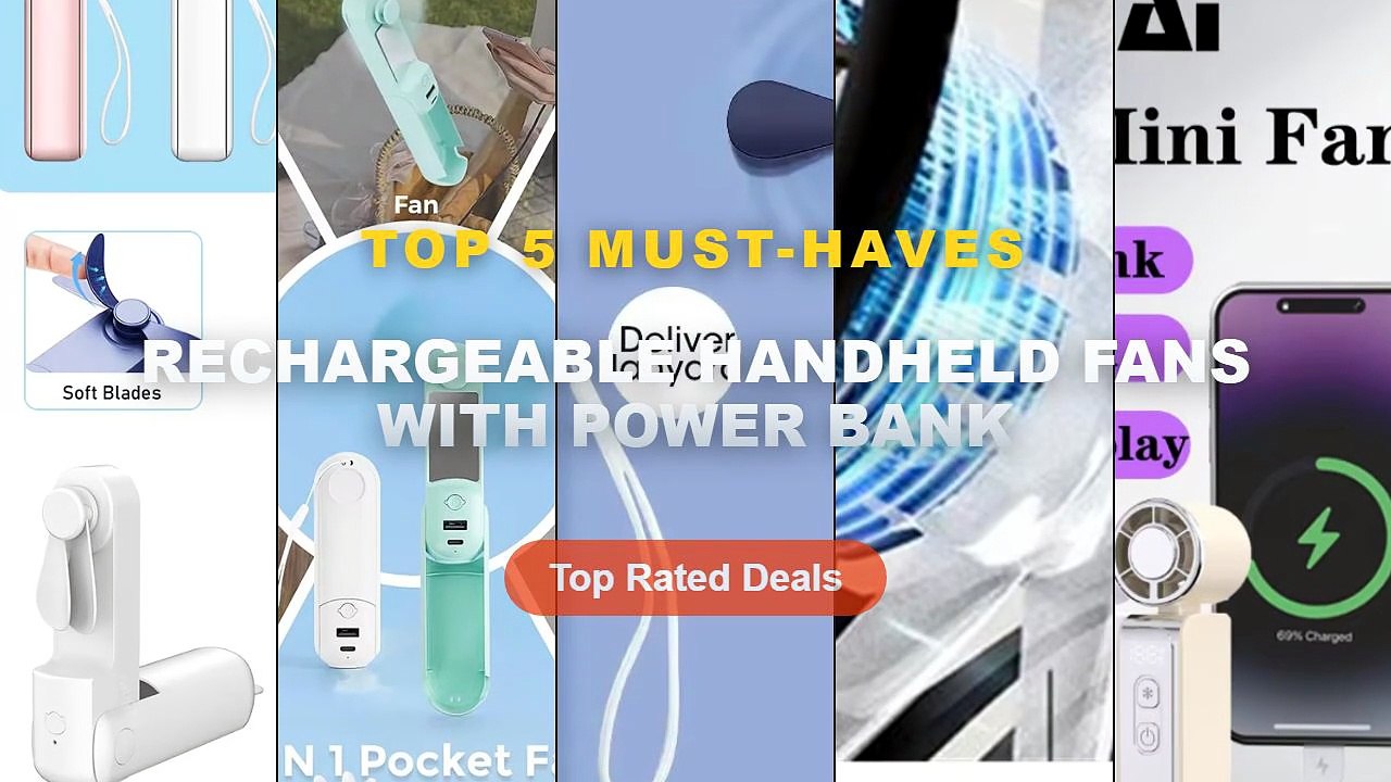 Don't Buy Rechargeable Handheld Fans With Power Bank Before Watching This! - BAOTAI Portable Turbo Fan Mini Fan Turbo Ha...