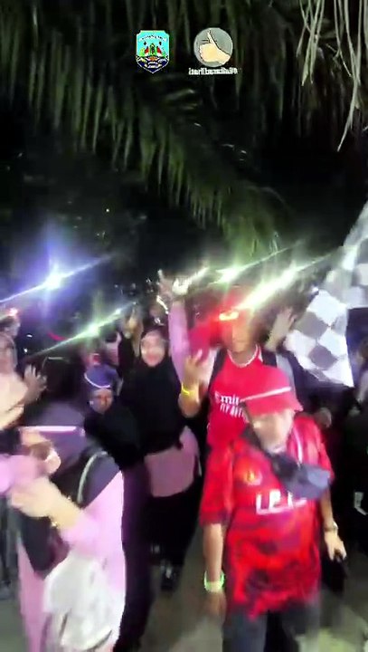 Bersama 600 Peserta Gubernur Kaltara ikuti Run Night Slipi Tarakan