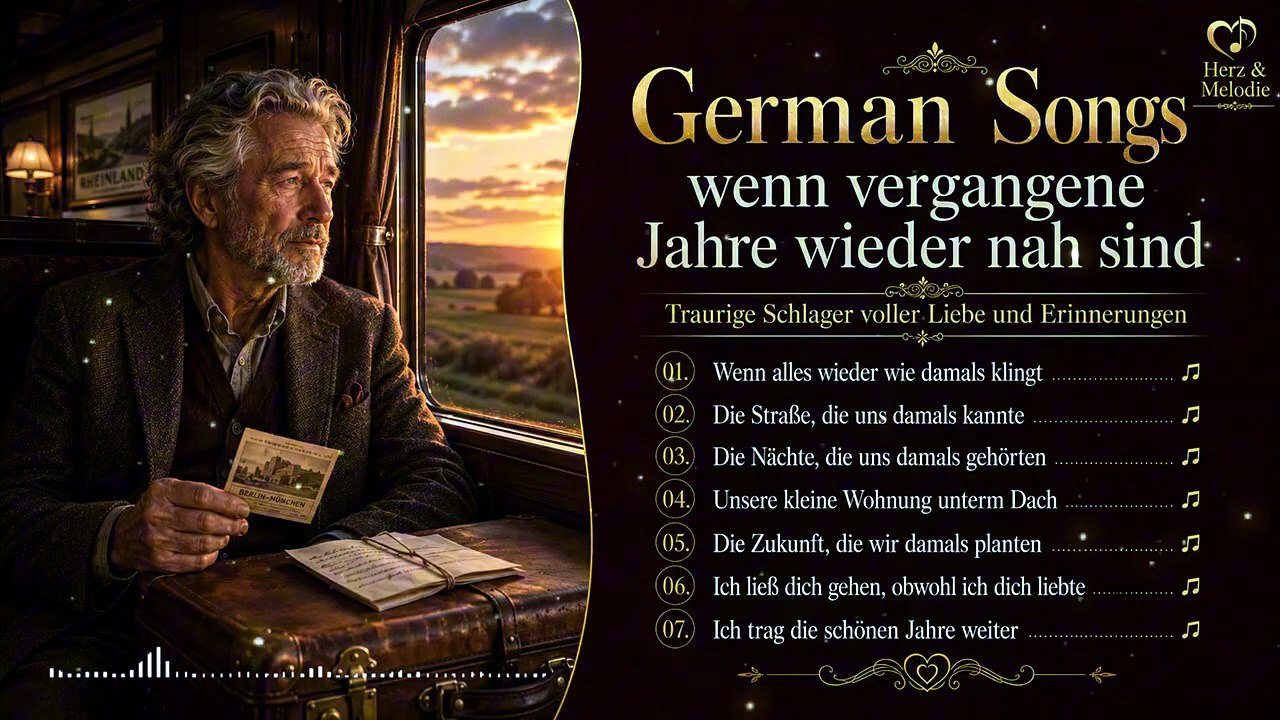German Songs wenn vergangene Jahre wieder nah sind | Traurige Schlager voller Liebe und Erinnerungen