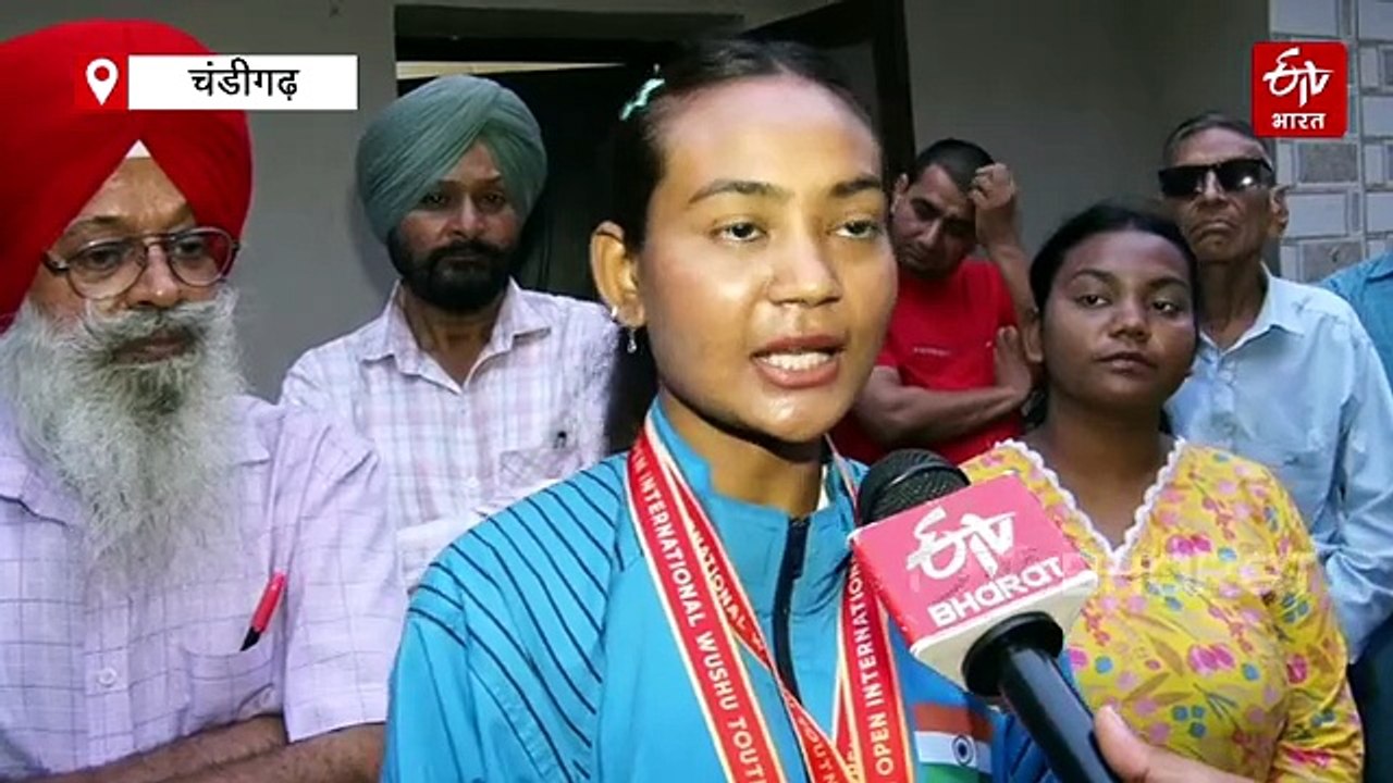 चंडीगढ़ की हर्षिता का कमाल, इंटरनेशनल वुशु टूर्नामेंट में जीते दो गोल्ड मेडल, बढ़ाया देश का मान, मां को दिया सफलता का श्रेय