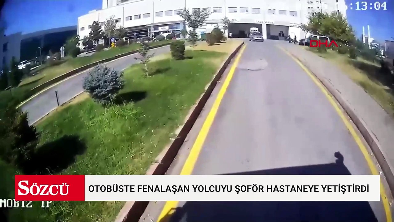 Otobüste fenalaşan yolcuyu şoför hastaneye yetiştirdi