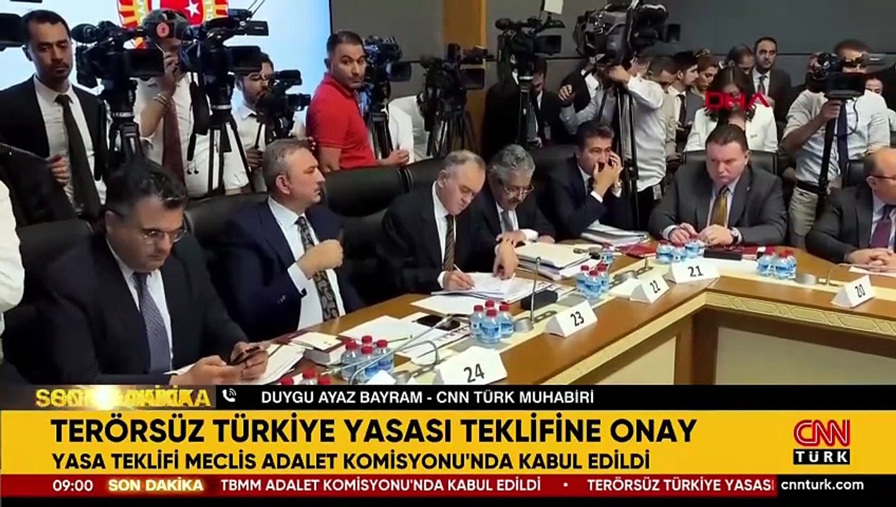 SON DAKİKA! Terörsüz Türkiye yasa teklifi TBMM Adalet Komisyonu'nda kabul edildi