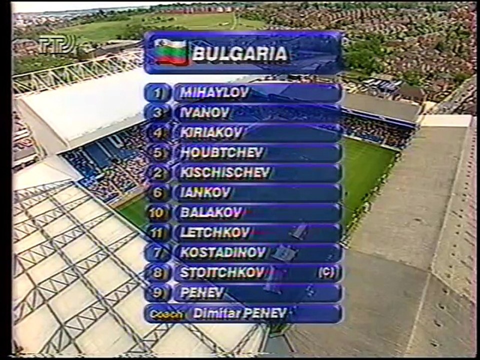 1996 UEFA Euro - Spain v. Bulgaria