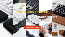 Amazing Mechanical Keyboard Wrist Rests And Desk Mats You Need To See - Solid Wood Keyboard Wrist Rest for 87 Key Mechan...