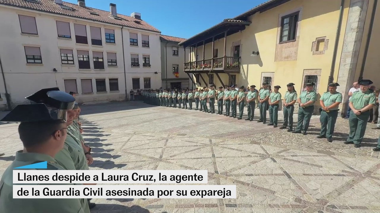Llanes despide a Laura Cruz, la agente de la Guardia Civil asesinada por su expareja