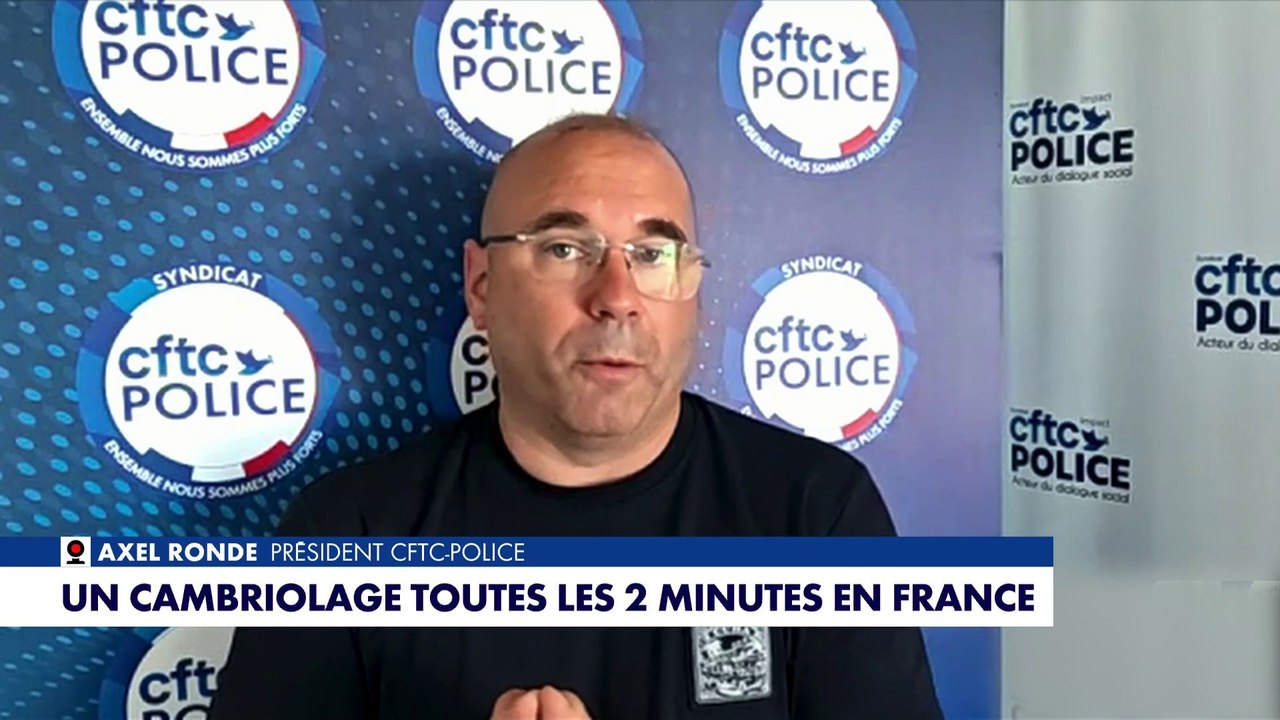 Axel Ronde : «Les cambrioleurs ne craignent pas les policiers»
