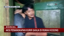Kurir Ganja Dikejar Petugas, Kabur hingga Masuk Rumah Kosong di Mandailing Natal | BORGOL
