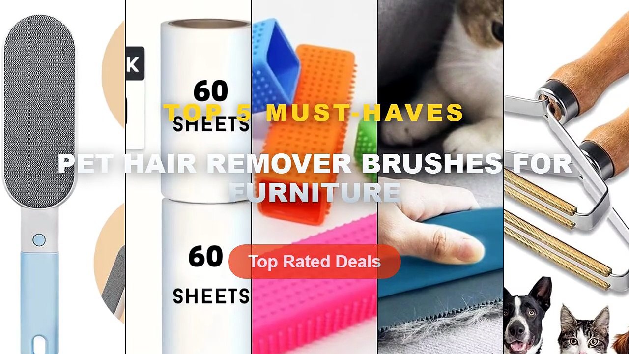 Ultimate Guide to the Best Pet Hair Remover Brushes For Furniture - Pet Hair Remover Brush For Dog Cat Grooming, Reusabl...