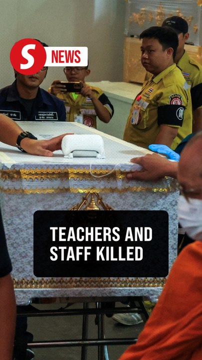 Relatives claim bodies of Thailand school shooting victims