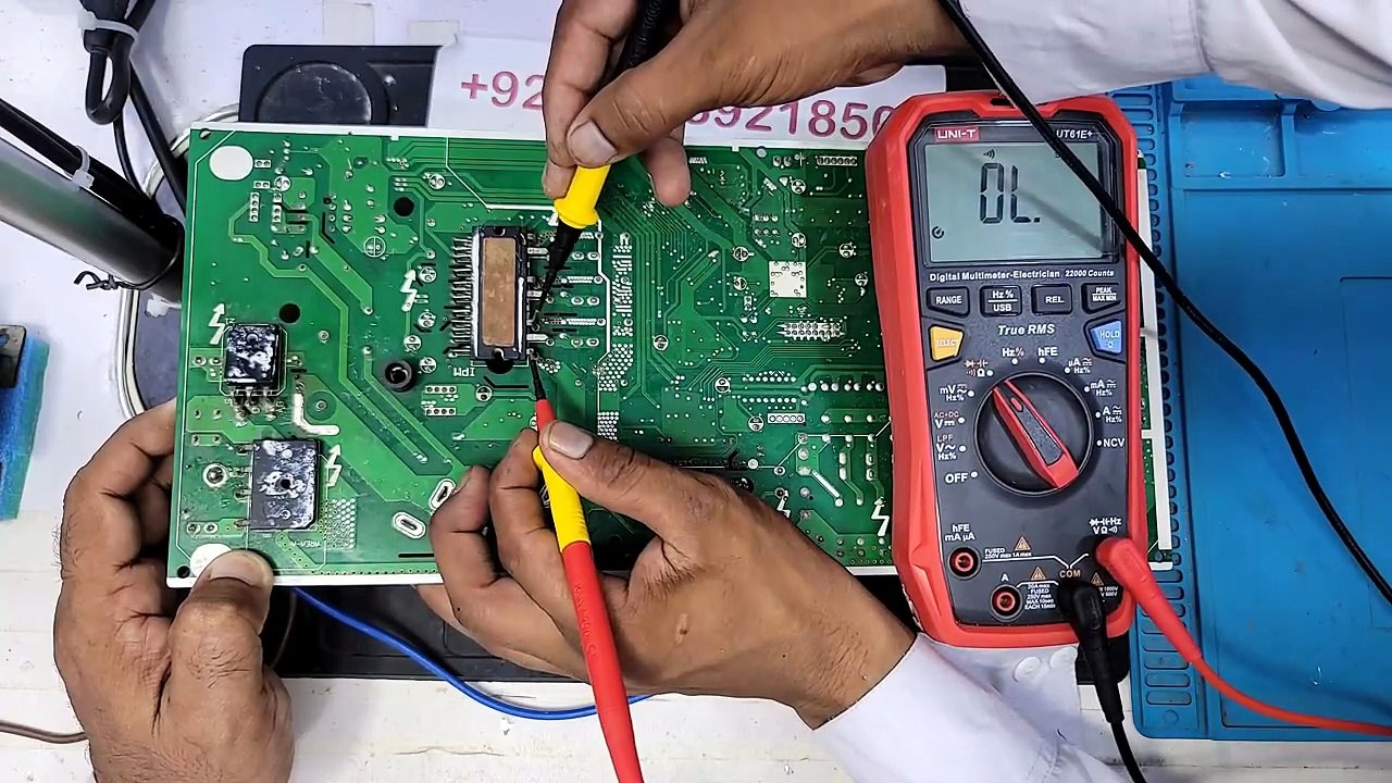 Gree DC inverter AC outdoor PCB E6 error DC Inverter PCB training center - Babar Electronics HVACR