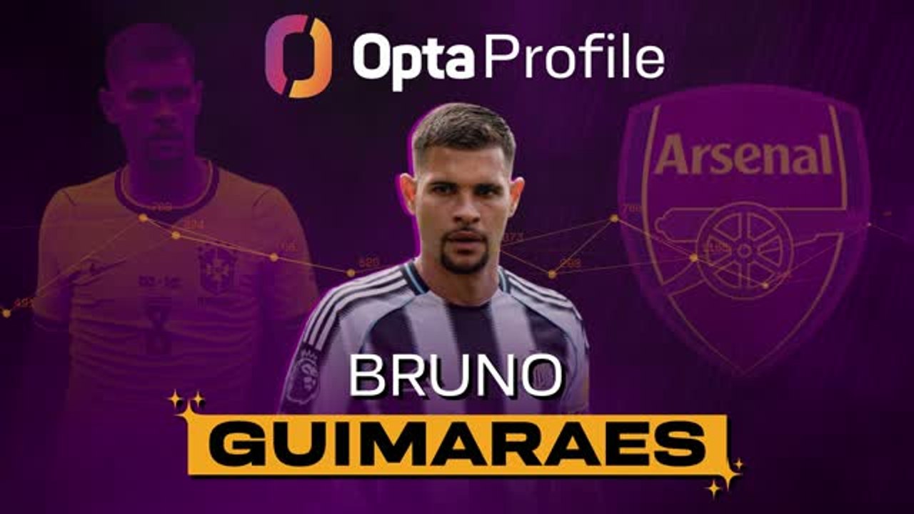 Opta Profile: Bruno Guimaraes - Arsenal's new midfield maestro