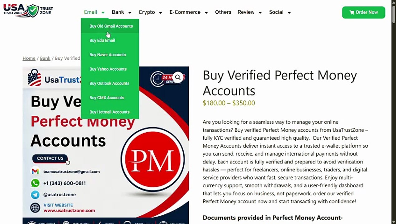 How to step-by-step buy verified Perfect Money account for personal or business management