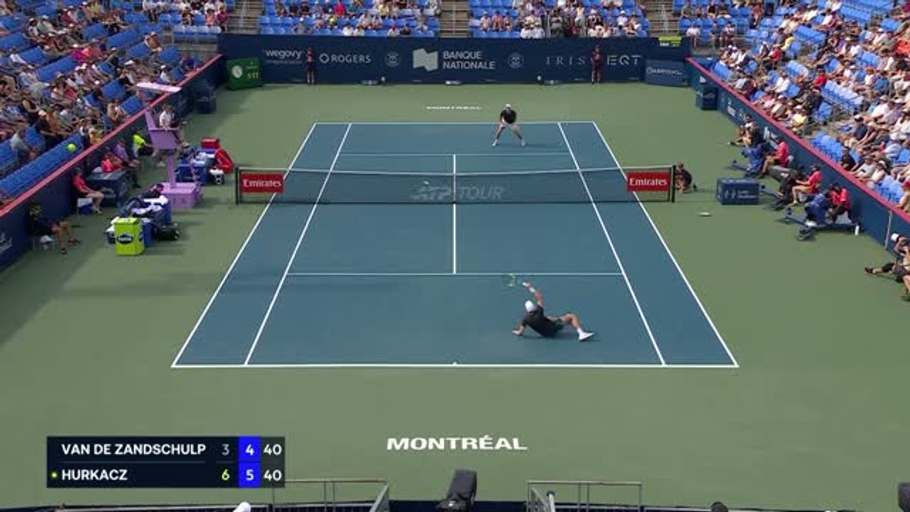 Montréal - Van de Zandschulp signe le point de l’année ?