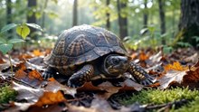 Box Turtle : The little land explorer carrying a fortress on its back