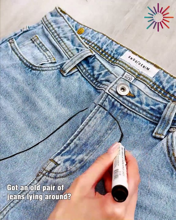Turn jeans into a tool belt 👖🔧