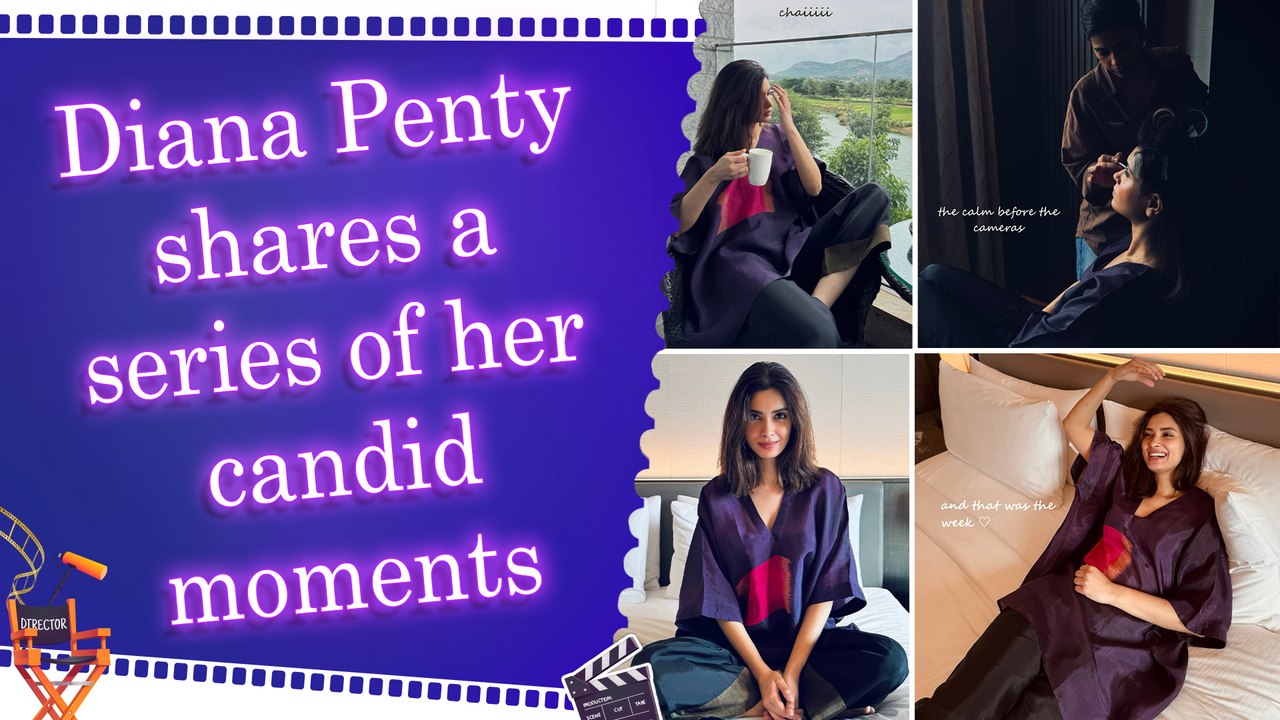 Diana Penty gives fans a peek into her week with moments of travel, chai and calm