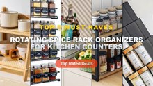 Rotating Spice Rack Organizers For Kitchen Counters: Top 5 Best Sellers