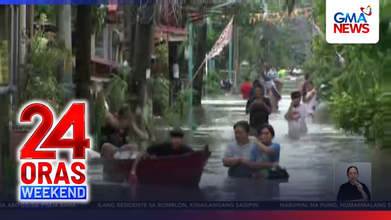 Baha sa ilang bahagi ng Kawit, abot-dibdib; iba pang lugar sa Cavite, baha rin | 24 Oras Weekend