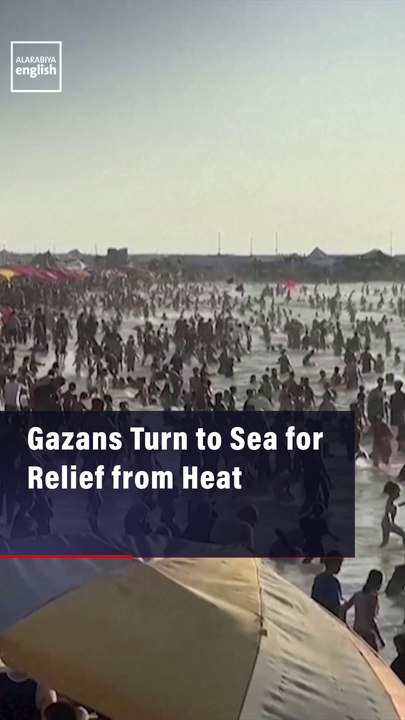 Gazans Turn to Sea for Relief from Heat