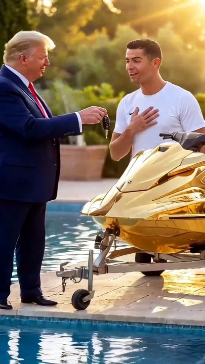 Ronaldo Wins a Golden Jet Ski, But Neymar Destr...