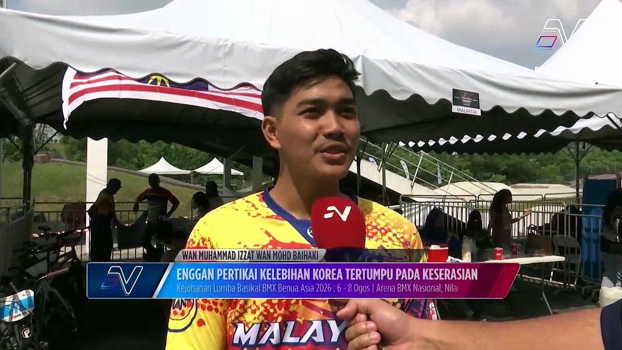 Muhammad Izzat terlepas podium dalam penampilan sulung di Kejohanan BMX Asia
