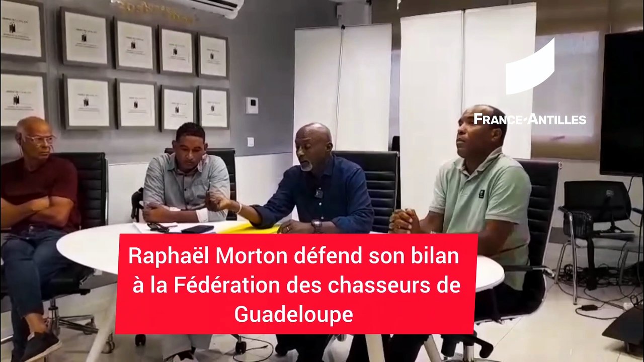 [GUADELOUPE] Raphaël Louis Morton défend sa gestion de la Fédération des chasseurs