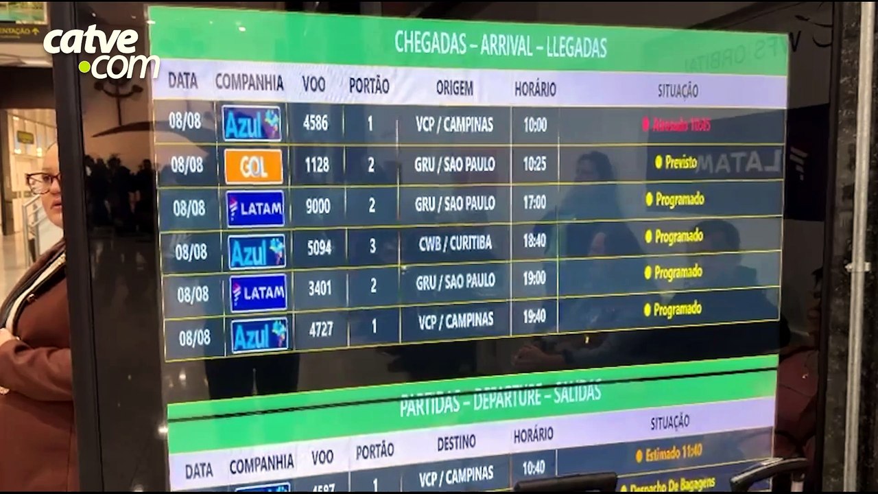 Voos sofrem alterações e passageiros enfrentam transtornos no Aeroporto de Cascavel