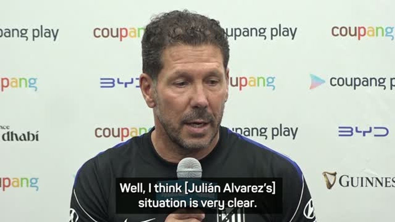 Julian Alvarez's situation is very clear - Simeone