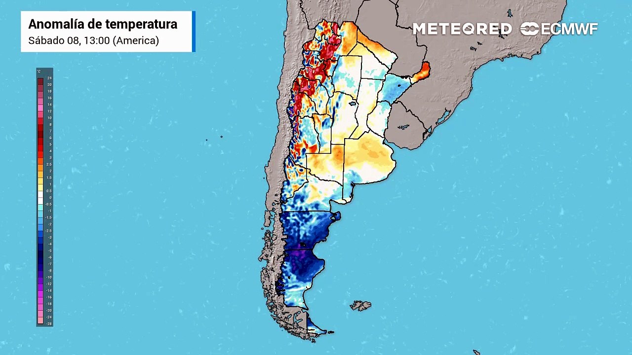 Anomalía de temperaturas