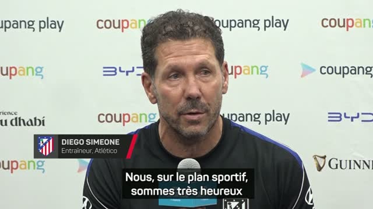 Atlético - Simeone : "Nous sommes très heureux d’avoir Julián"