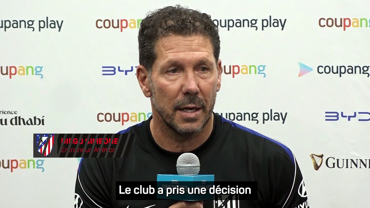 Simeone : "Nous sommes très heureux d’avoir Julián"