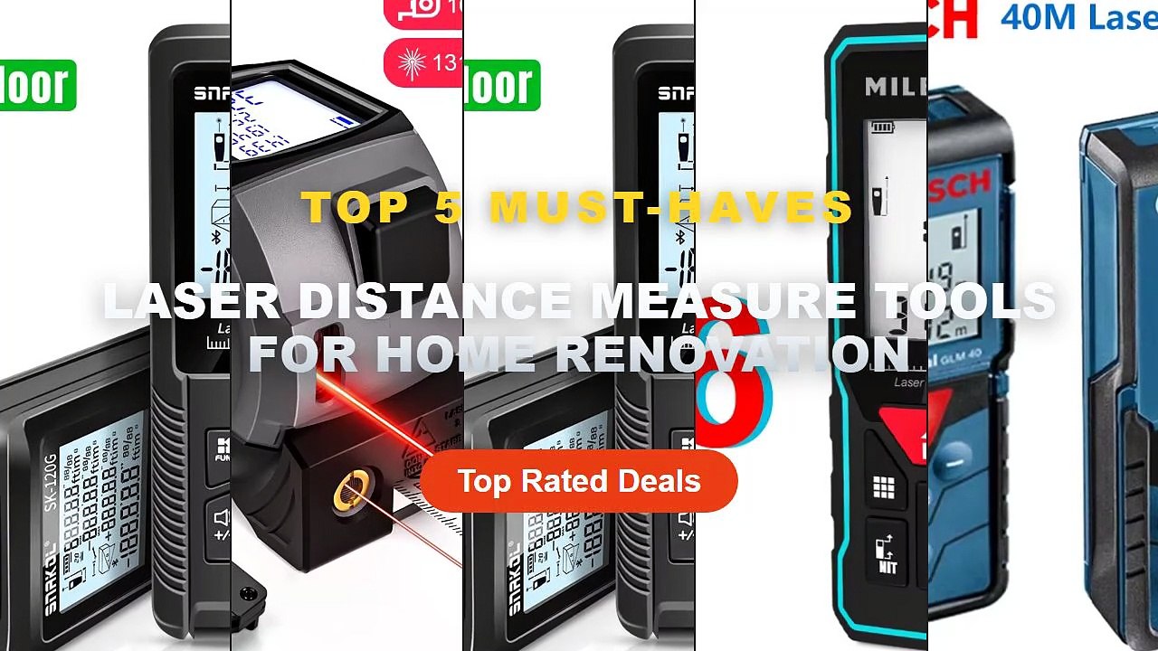 Why Everyone Is Buying Laser Distance Measure Tools For Home Renovation - Bosch 40M Laser Rangefinder GLM 400/4000 Multi...