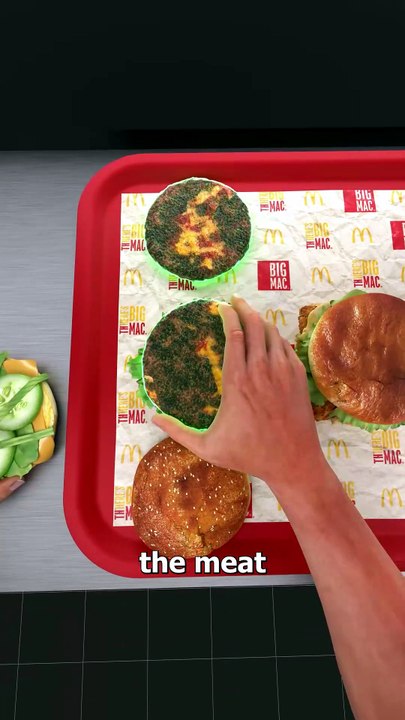 DIY McDonald's Land Air And Sea Burger