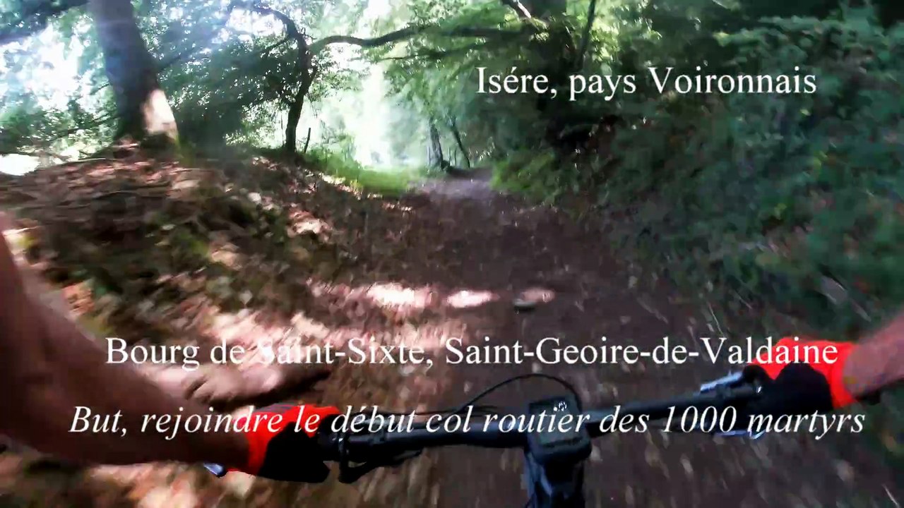 Isére VTT, de St Sixte au col 1000 martyrs