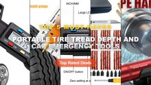 Top 5 Best Portable Tire Tread Depth And Car Emergency Tools (Must Have!) - Aluminum Alloy Car Emergency Safety Hammer, ...