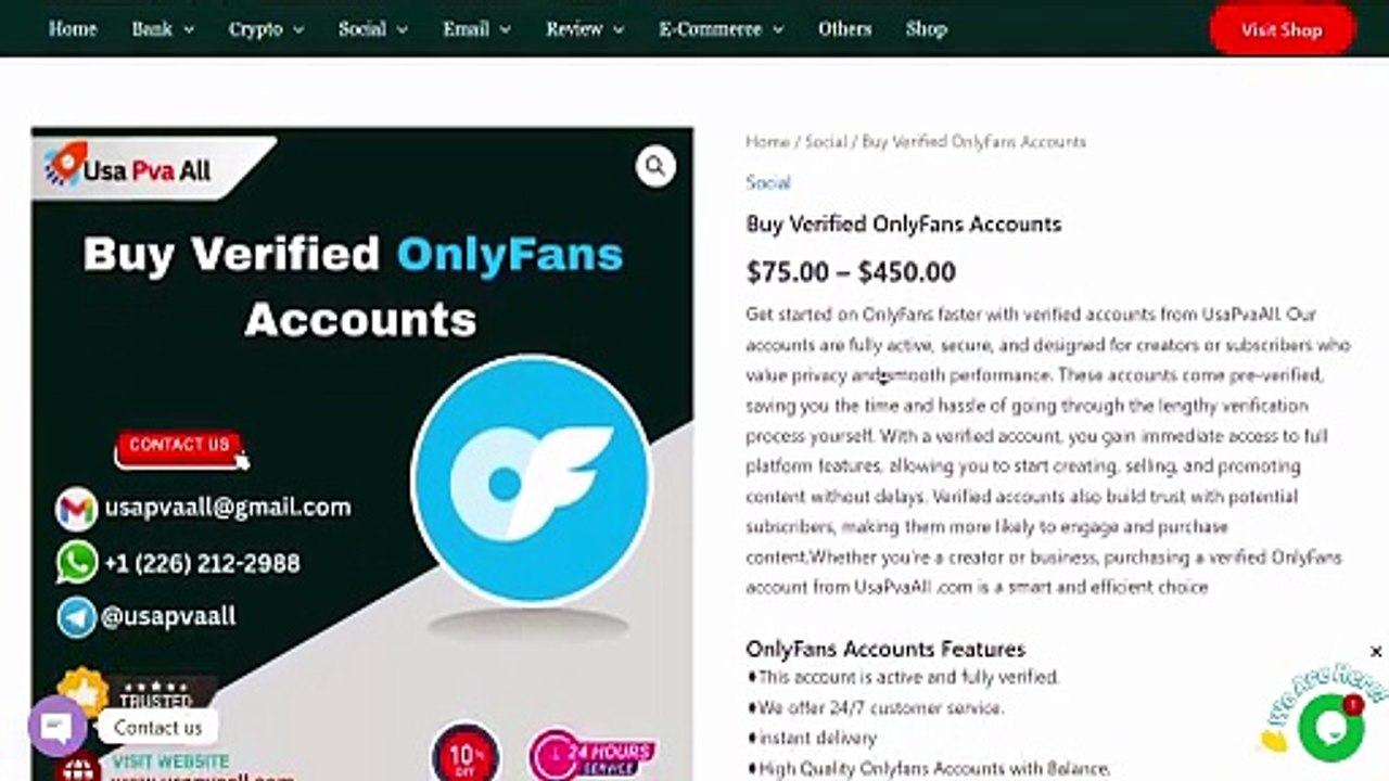 How to Buy Verified OnlyFans  Accounts for Business Use
