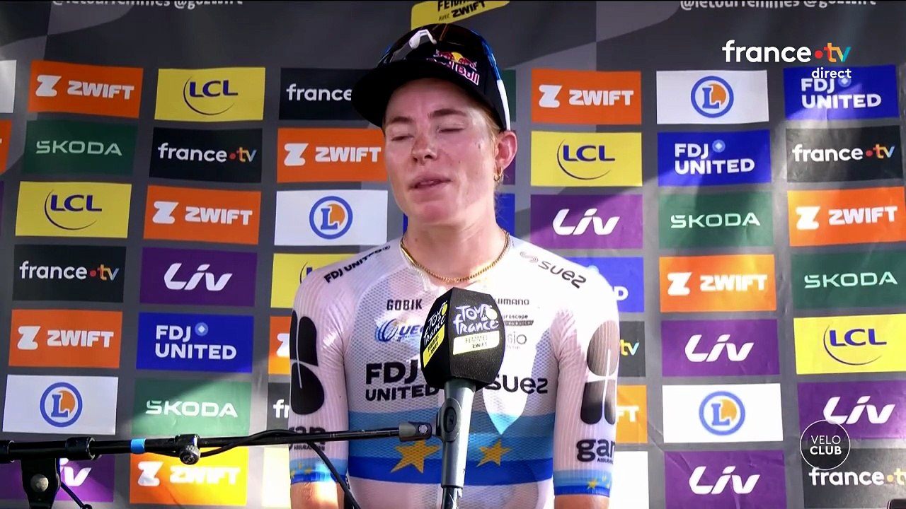 Etape 8 - Demi Vollering : C'était vraiment une douleur immense