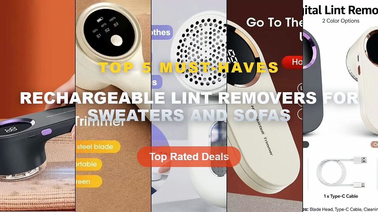Best Rechargeable Lint Removers For Sweaters And Sofas on AliExpress | Review
