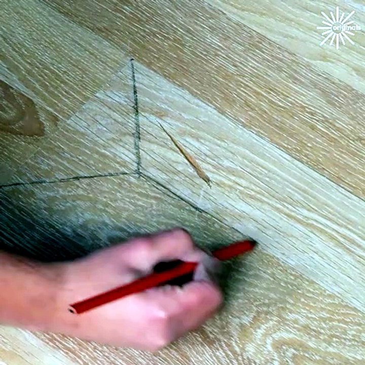 DIY How to repair damaged floor!