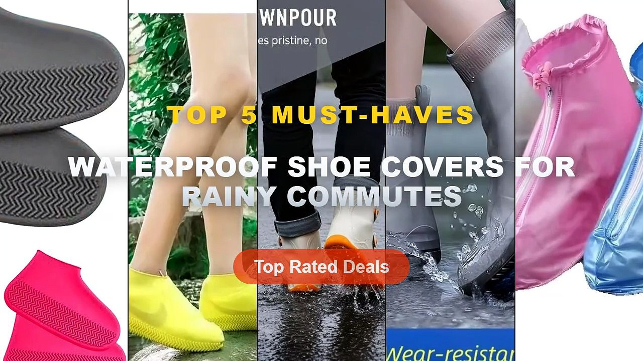 Ultimate Guide to the Best Waterproof Shoe Covers For Rainy Commutes - Waterproof Shoe Cover Men Women Silicone Shoes Pr...