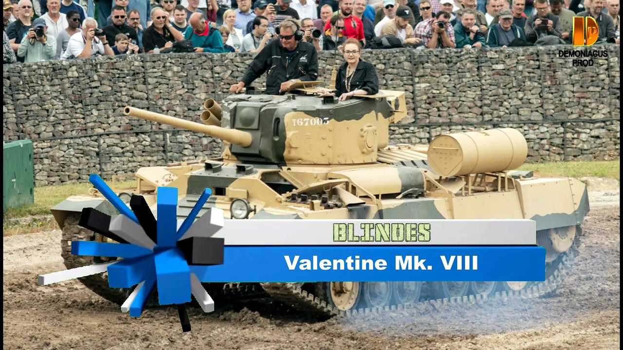 Char d'infanterie britannique, le Valentine Mk...